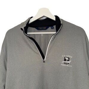 Ralph Lauren Polo Golf Gray Quarter-Zip Pullover